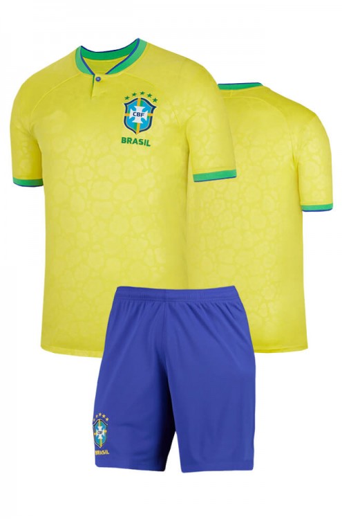 Взрослая форма сб. Бразилии 2022-23 home