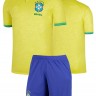 Детская форма сб. Бразилии 2022-23 home